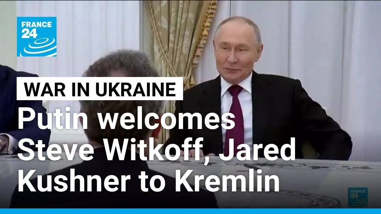 Putin and US negotiators hold high-stakes Ukraine talks in Moscow &bull; FRANCE 24 English