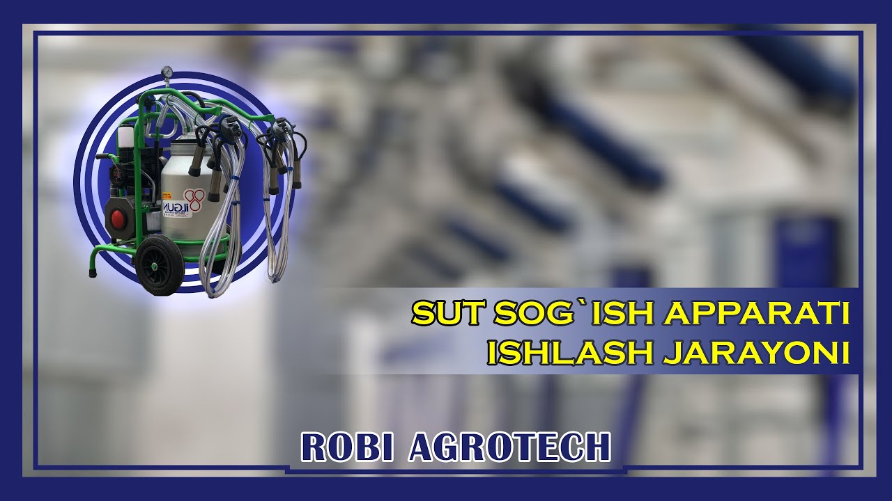 Sut sog`ish apparatidan to`g`ri foydalanish. Sigir sog`ish apparatini yuvish jarayoni Melasty Junior
