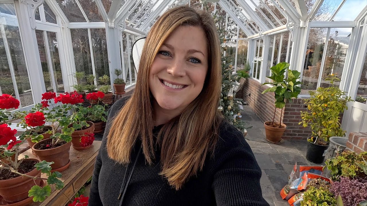 Repotting 3 1/2 Week Old Geraniums & A Big Beautiful Kumquat! 🪴🌸🍊 // Garden Answer