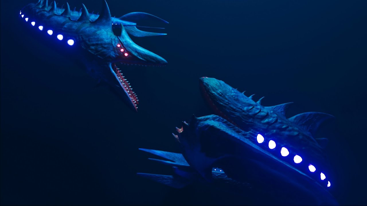 new monsters void worm and void el gran maja | sea monsters animation