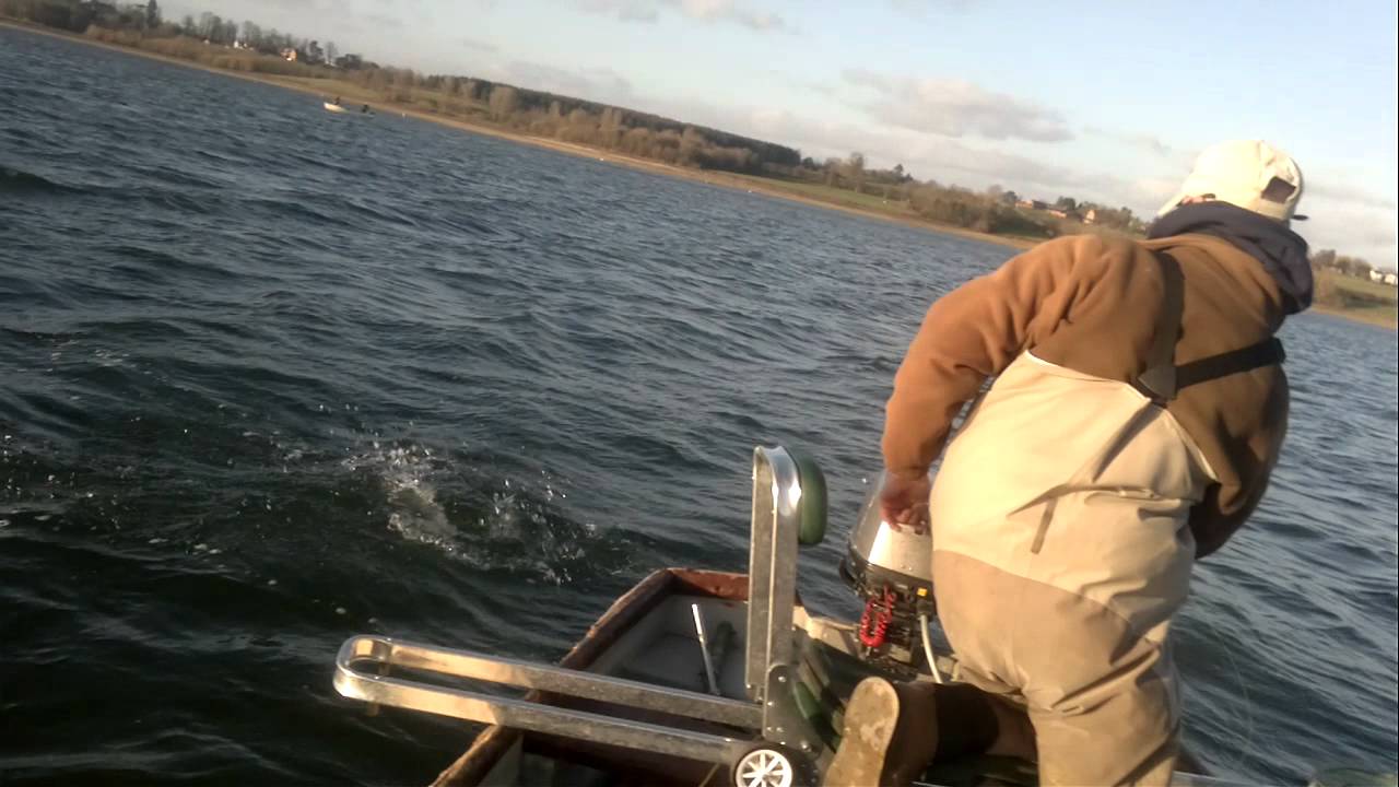 Matthew Griffiths playing a 12lb+brown trout