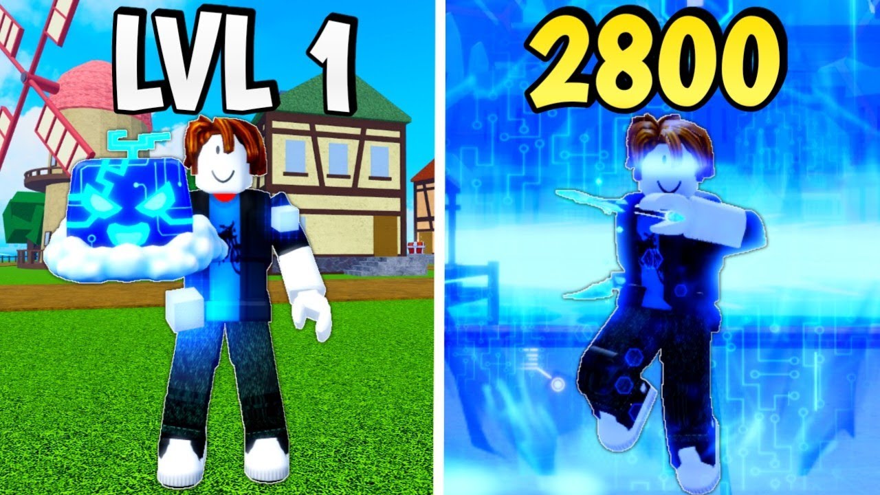 Noob To Max With CONTROL FRUIT In Blox Fruits