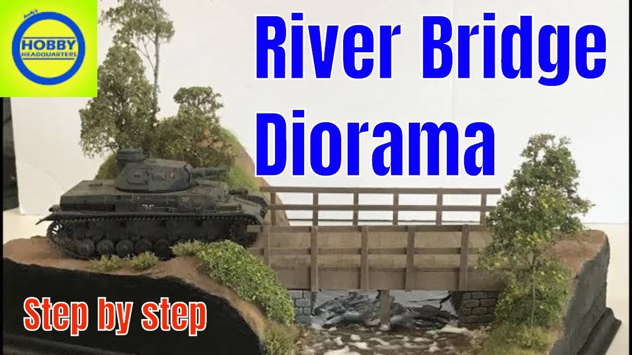 Building a realistic scenery  stream diorama how to step by step
