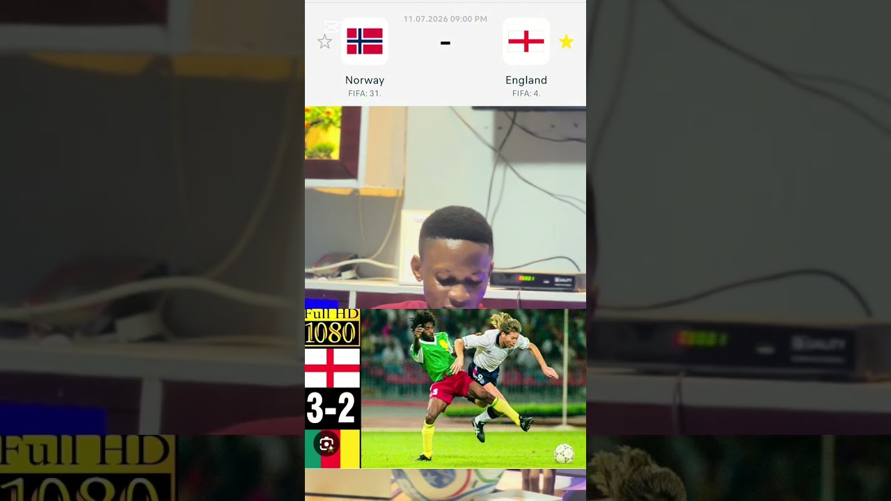 Norway 🇳🇴 vrs England 🏴󠁧󠁢󠁥󠁮󠁧󠁿 history, records and statistics 