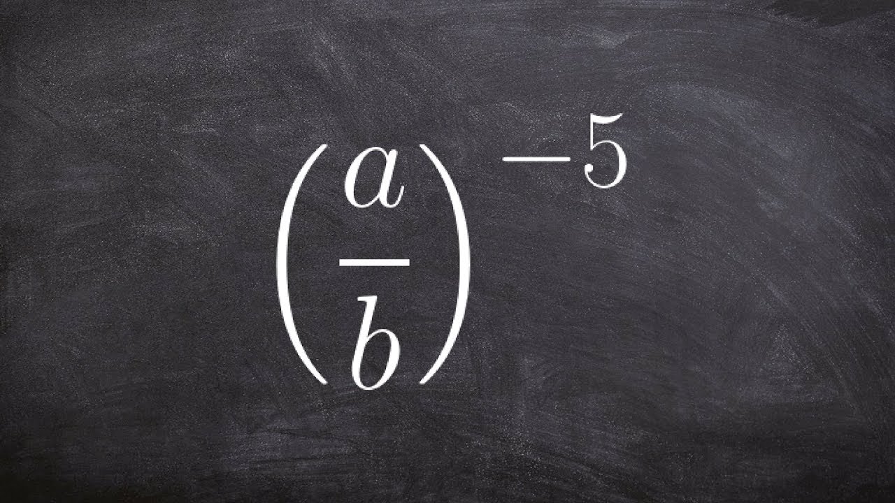 Writing the reciprocal of a fraction to write an expression with a positive power
