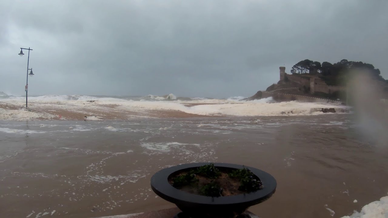 ⛈️TEMPORAL TOSSA DE MAR 2020 | ESPUMA TOSSA DE MAR🌊 FOAM Tossa De Mar