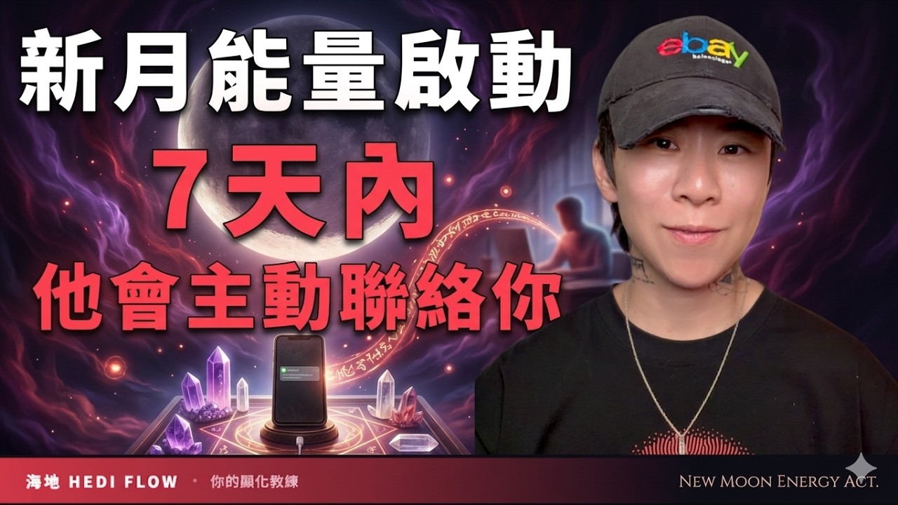 新月能量啟動：你心裡想的那個人，即將在7天內主動聯絡你！＝海地流顯化法＝