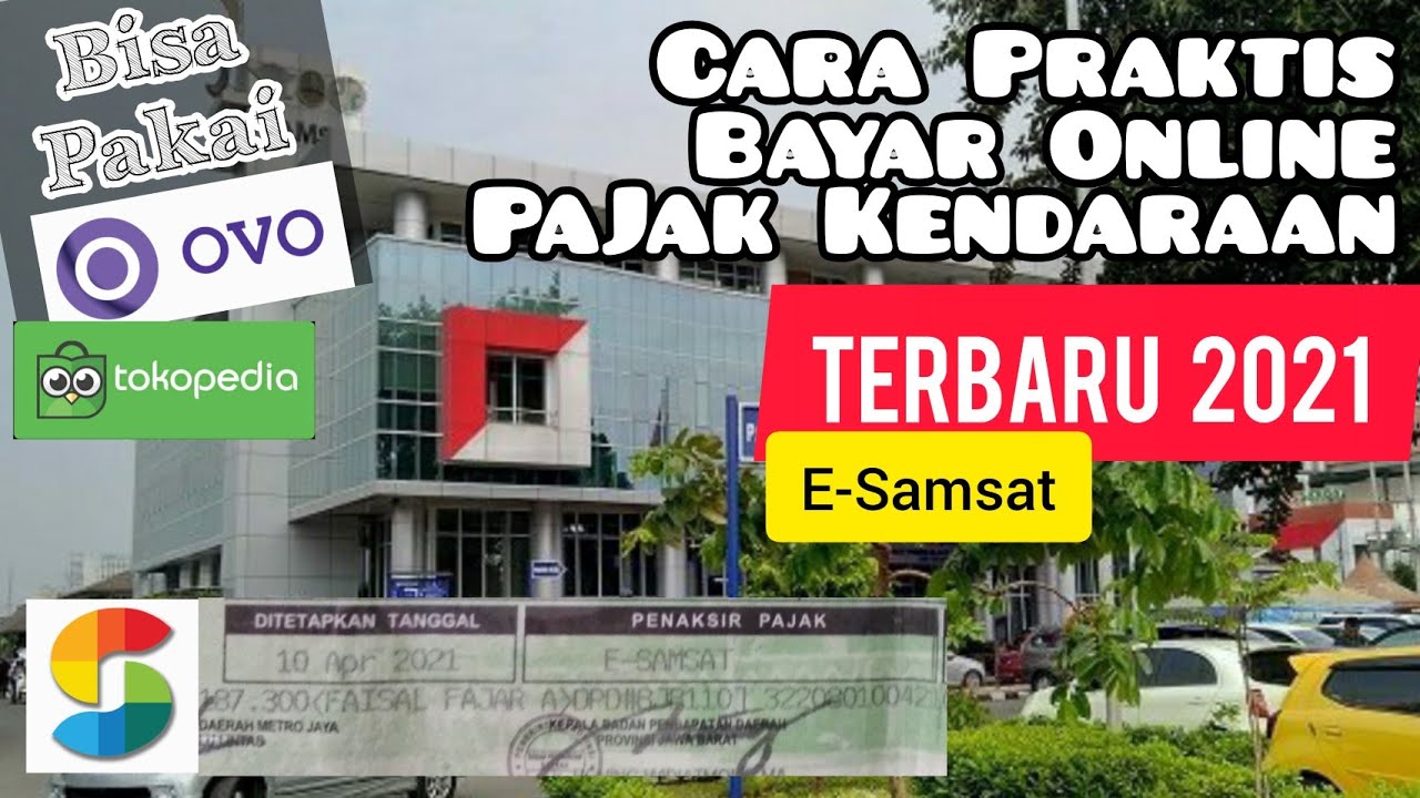 Bayar Online Pajak Kendaraan (E-Samsat) Terbaru 2021  Praktis!