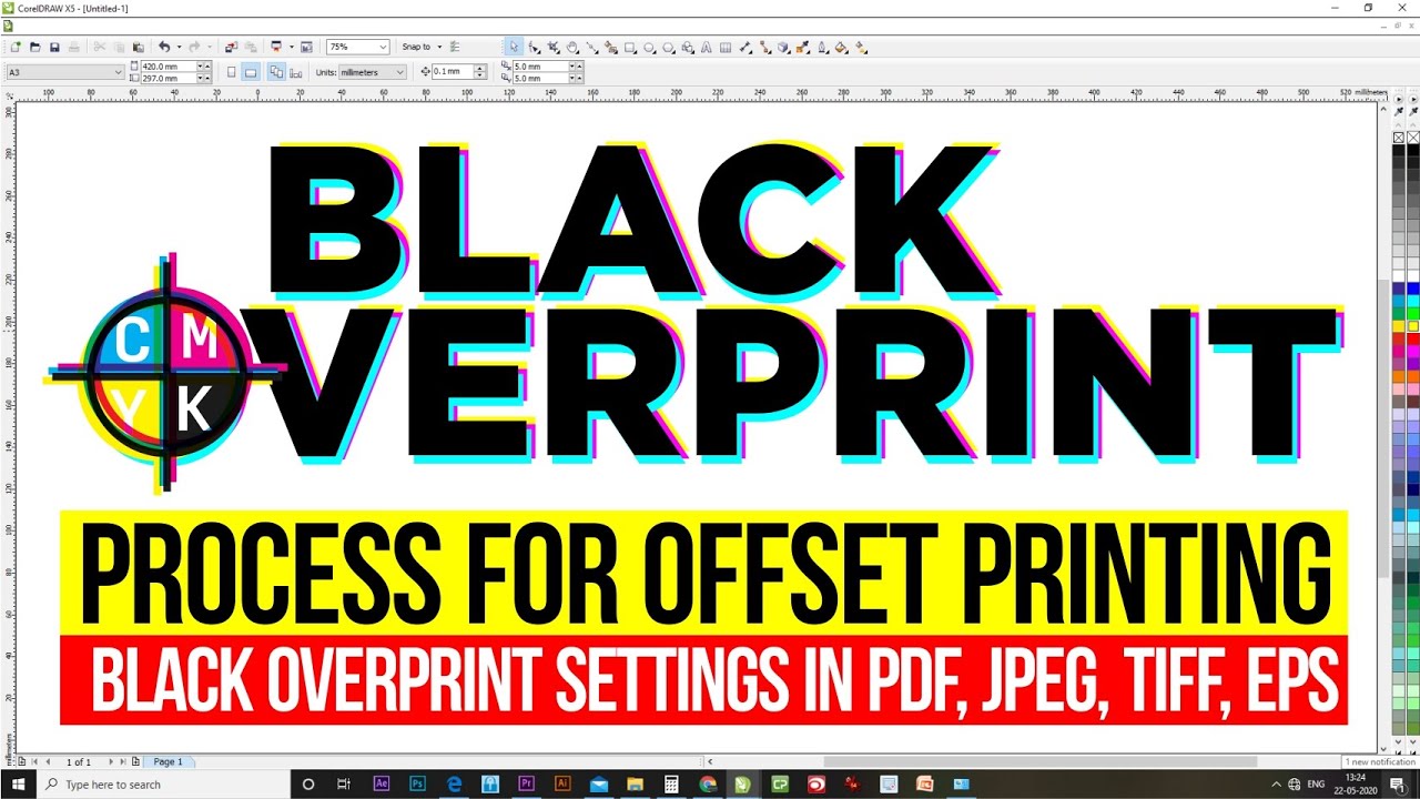 Why Overprint Black Important for Offset Printing | How to prepare file for Offset Printing