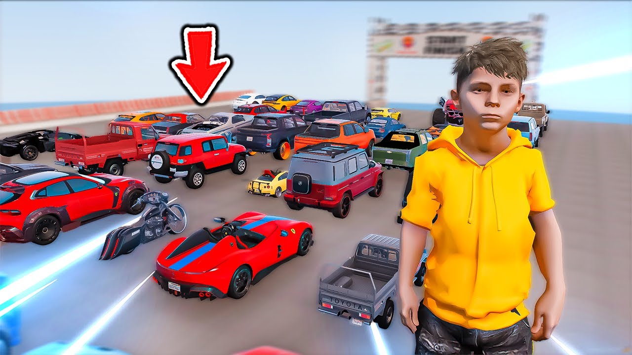 اقوى السيارات الخارقة في تحدي النزلة 😱🔥!! | فلم قراند