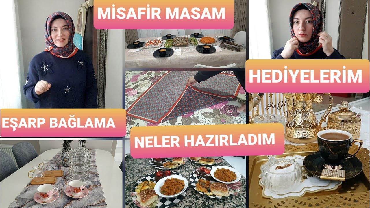❗KAYINVALİDEM💞GÖRÜMCELERİM YEMEĞE GELDİ🥳GÖRÜMCEMİN HEDİYELERİ😍EŞARBIMI NASIL YAPIYORUM❓NELER YAPTIM❓