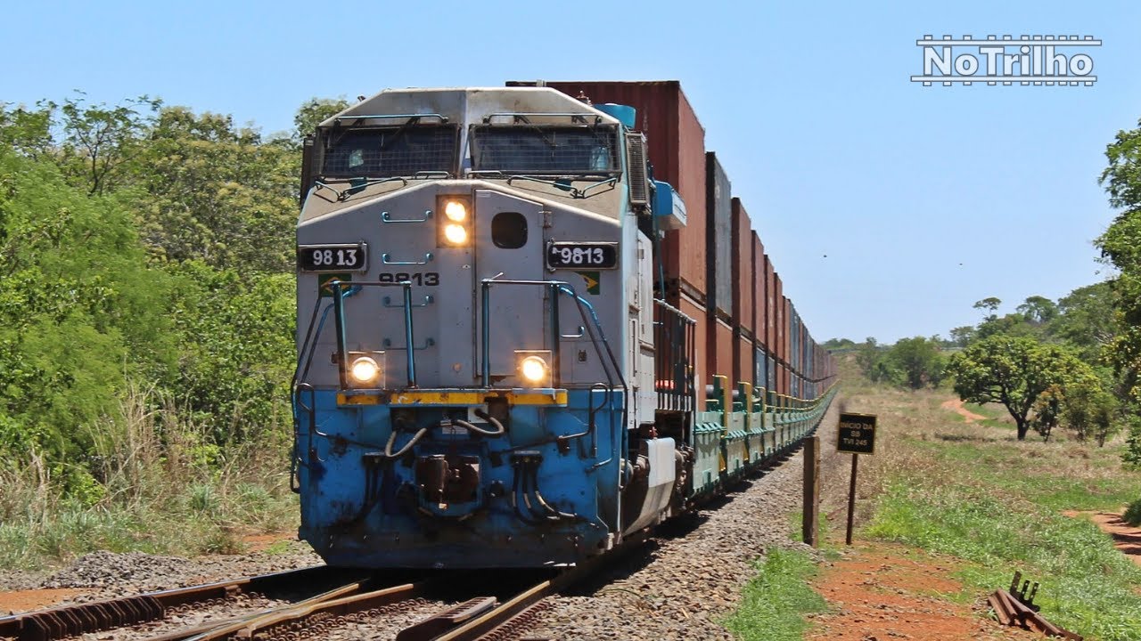 TREM Double Stack na FERRONORTE