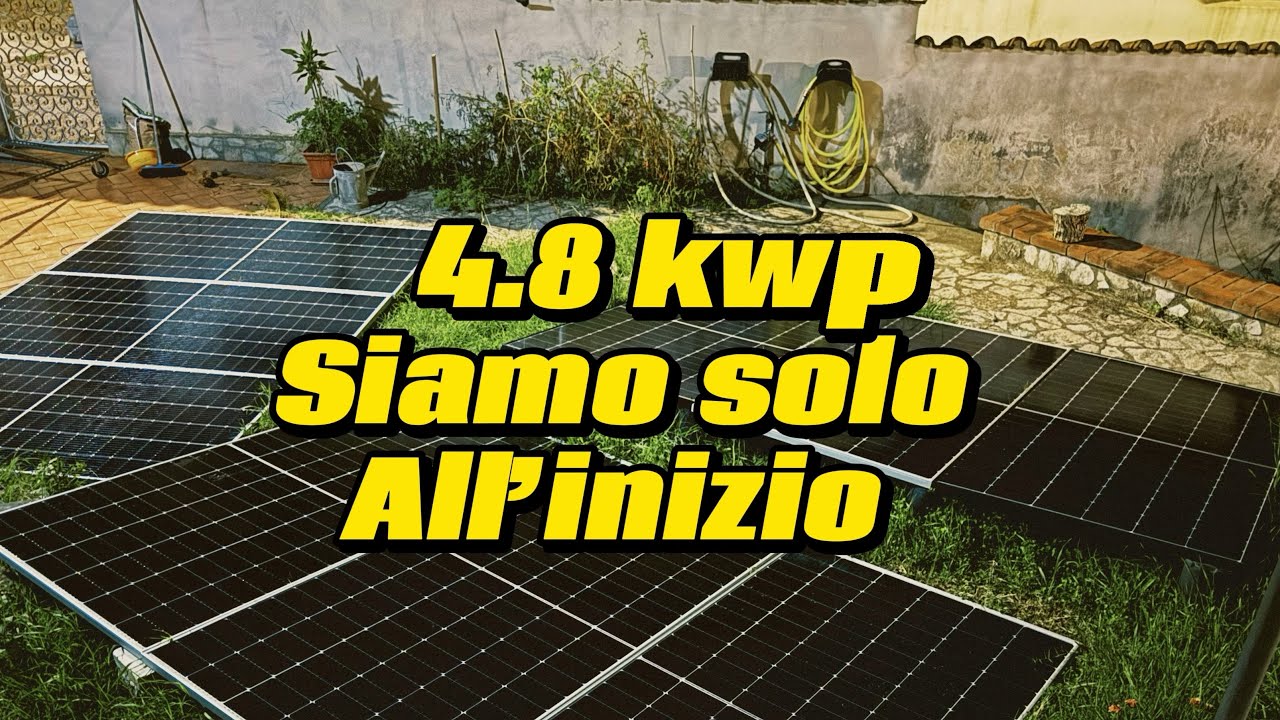 FOTOVOLTAICO & DOMOTICA 4K - TERZA STRINGA - TOTALE 4800W.