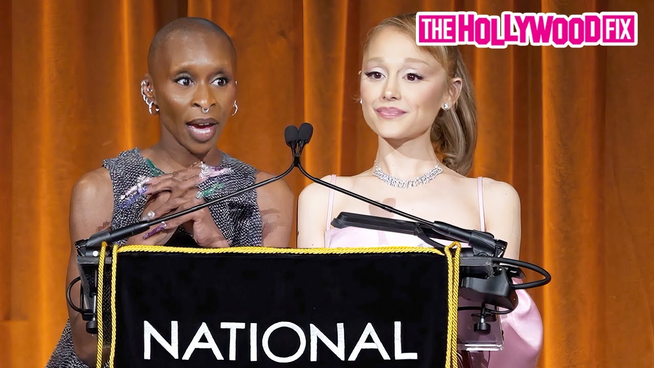 Ariana Grande & Cynthia Erivo Speak On Collaborating For Wicked At The National Board Of Review Gala