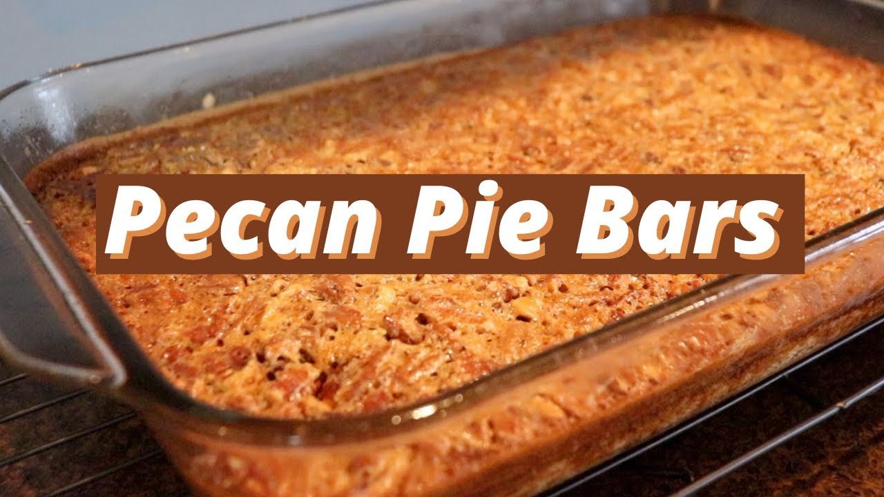 Pecan Pie Bars