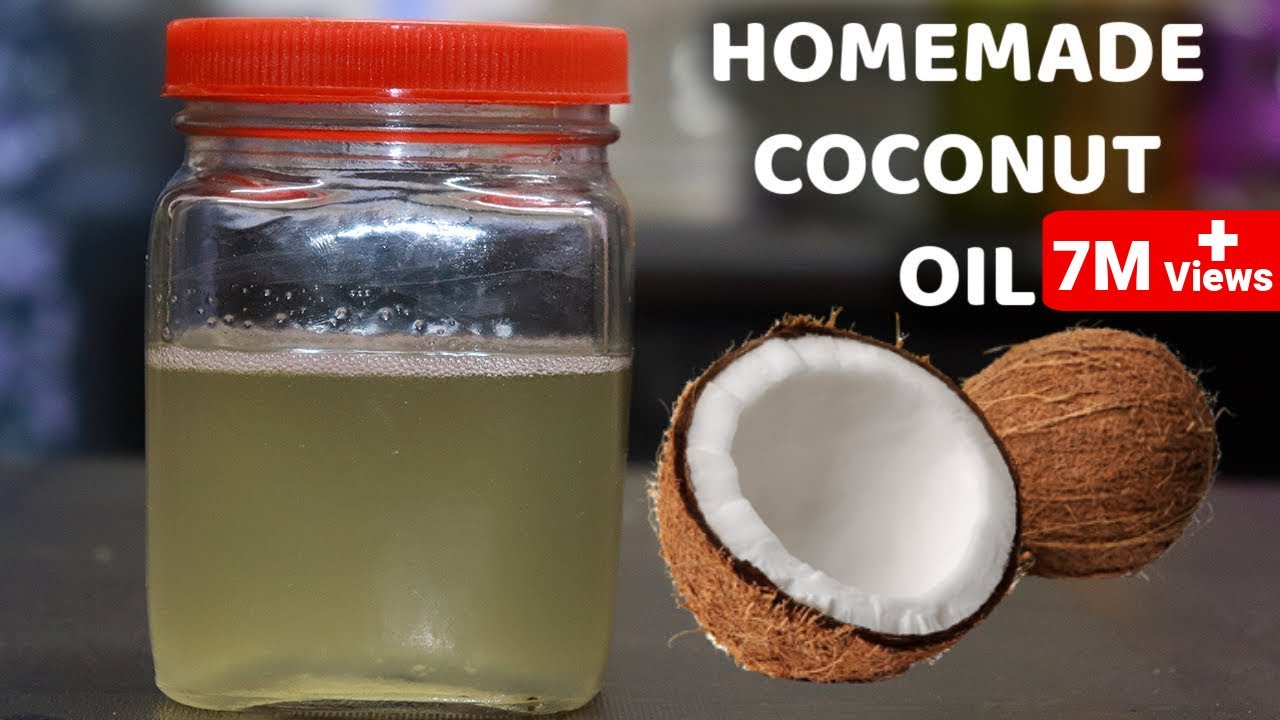 ताज़ा नारियल से घर मे नारियल का तेल बनाने का आसान तरीका |How to make Coconut Oil at Home/Homemade Oil