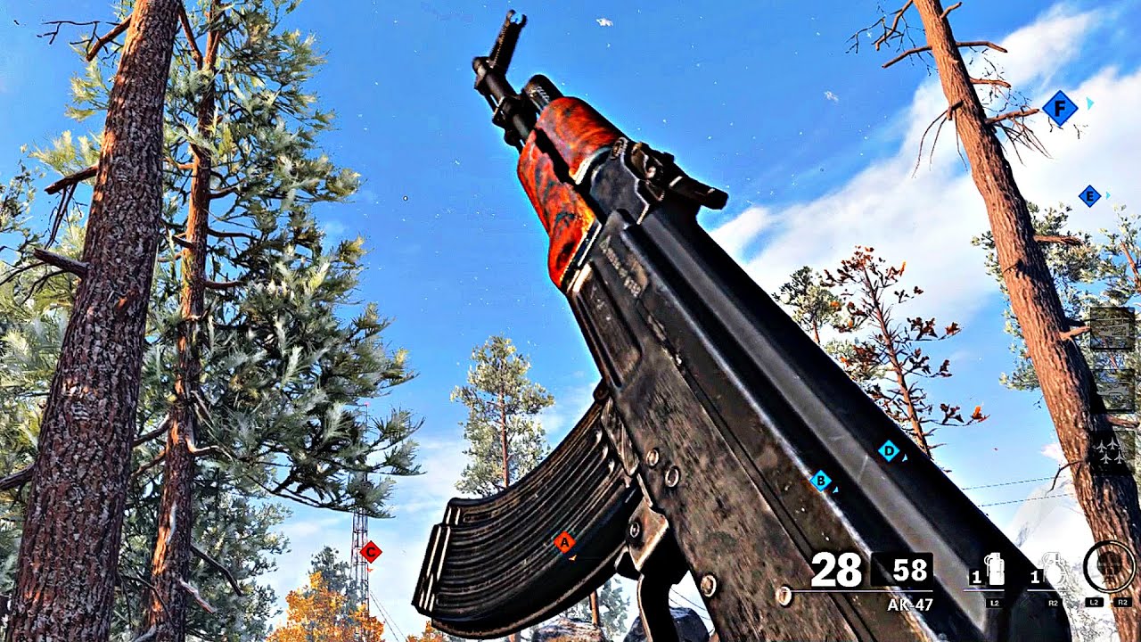 The AK47 in Black Ops Cold War...