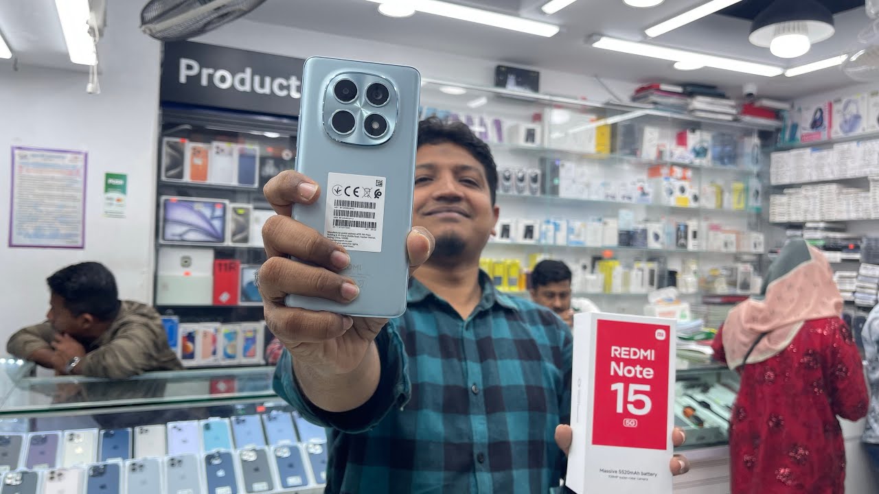 নতুন brand-new স্মার্টফোন নিয়ে হাজির Xiaomi রেডমি নোট সিরিজের নতুন সংযোজন Redmi  note 15 5g Global🤟