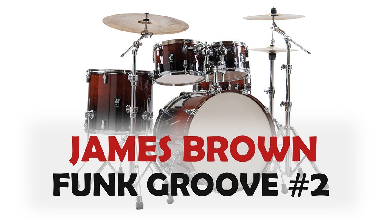 James Brown Drums Funk Groove #2 - Got to Getcha. Fast and Slow Tempo & Play Along.