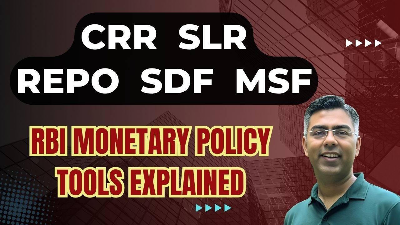 How does the RBI manage Money Supply in the economy - Explained in 12 mins