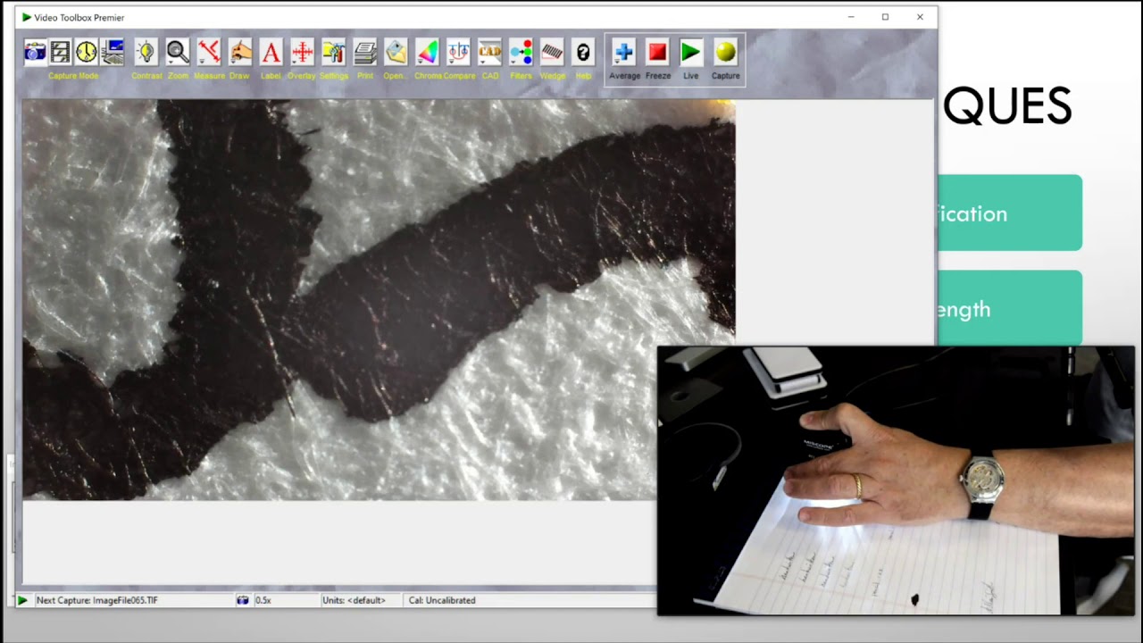 Document Examination Introduction with a MiScope