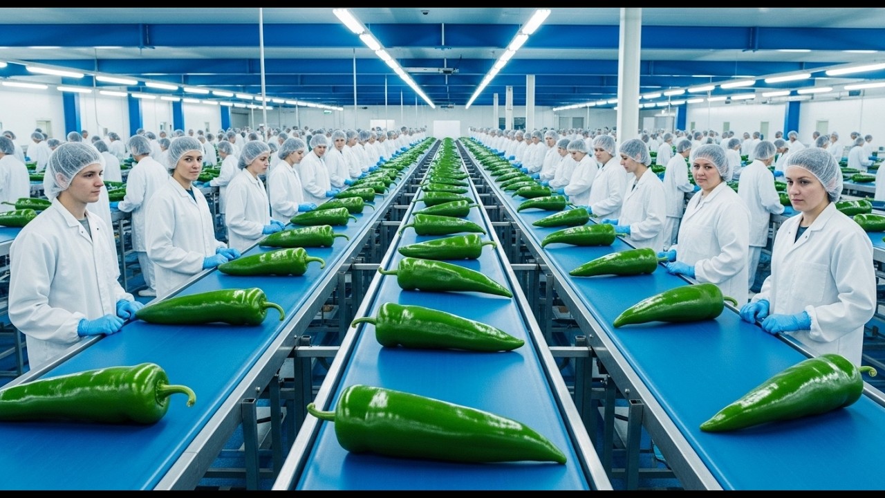 🌶️🔥Inside a Modern Chili Factory | How Chili Powder Is Made (Full Process)