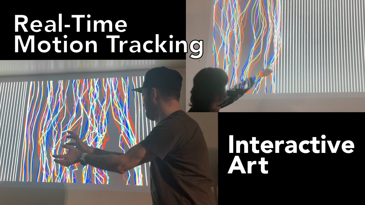 Interactive Art : Real-Time motion tracking