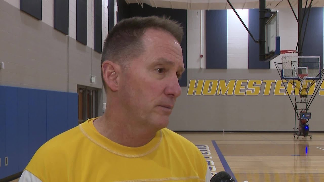 Homestead head coach Chris Johnson practice interview 3/5/2026