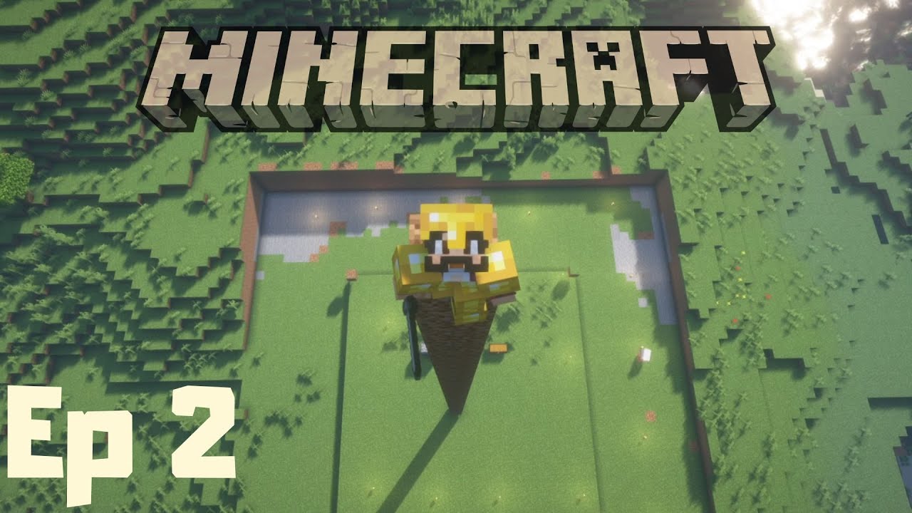 ⛏️Minecraft🌲 | Ep. 2 | Un esqueleto nos da un masaje con flechas 🏹💀 | Empezamos la casoncha 🏠⛏️