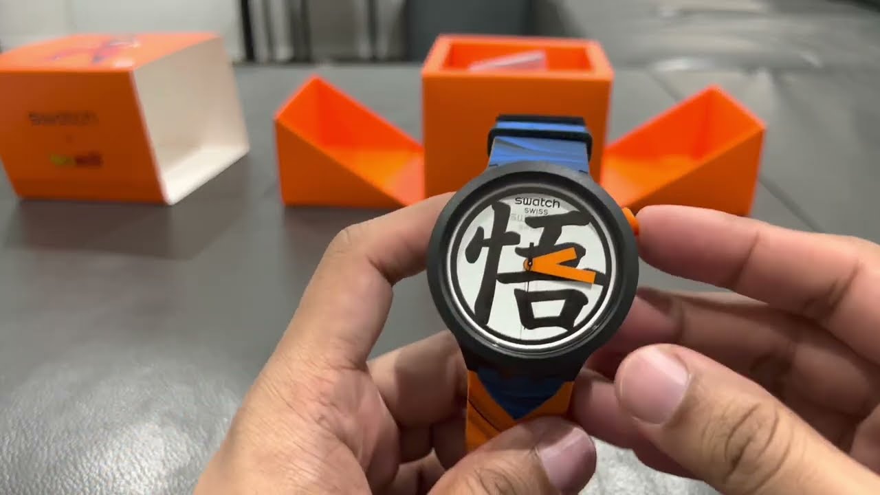 Goku X Swatch Watch Dragonball Z SB01Z101
