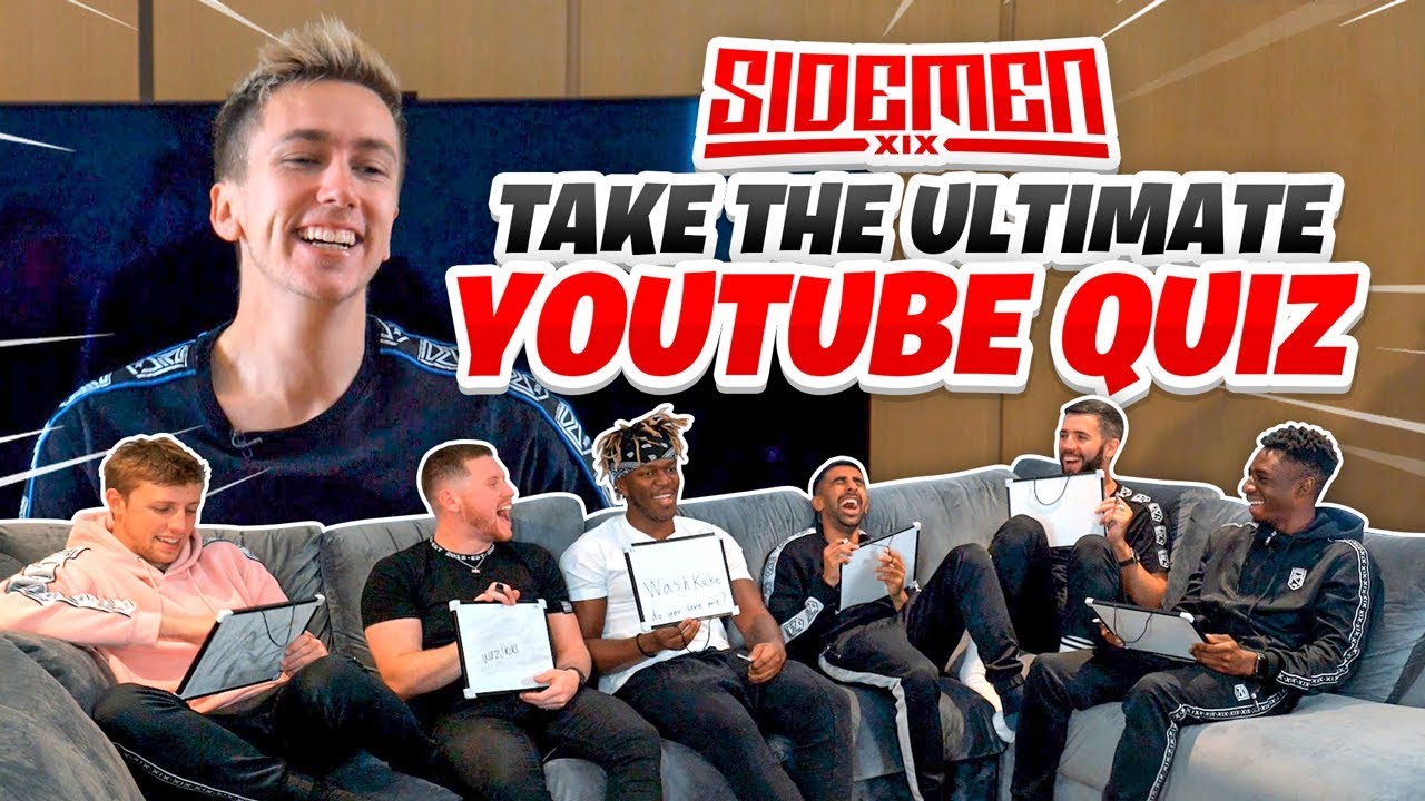 THE SIDEMEN TAKE THE ULTIMATE YOUTUBE QUIZ