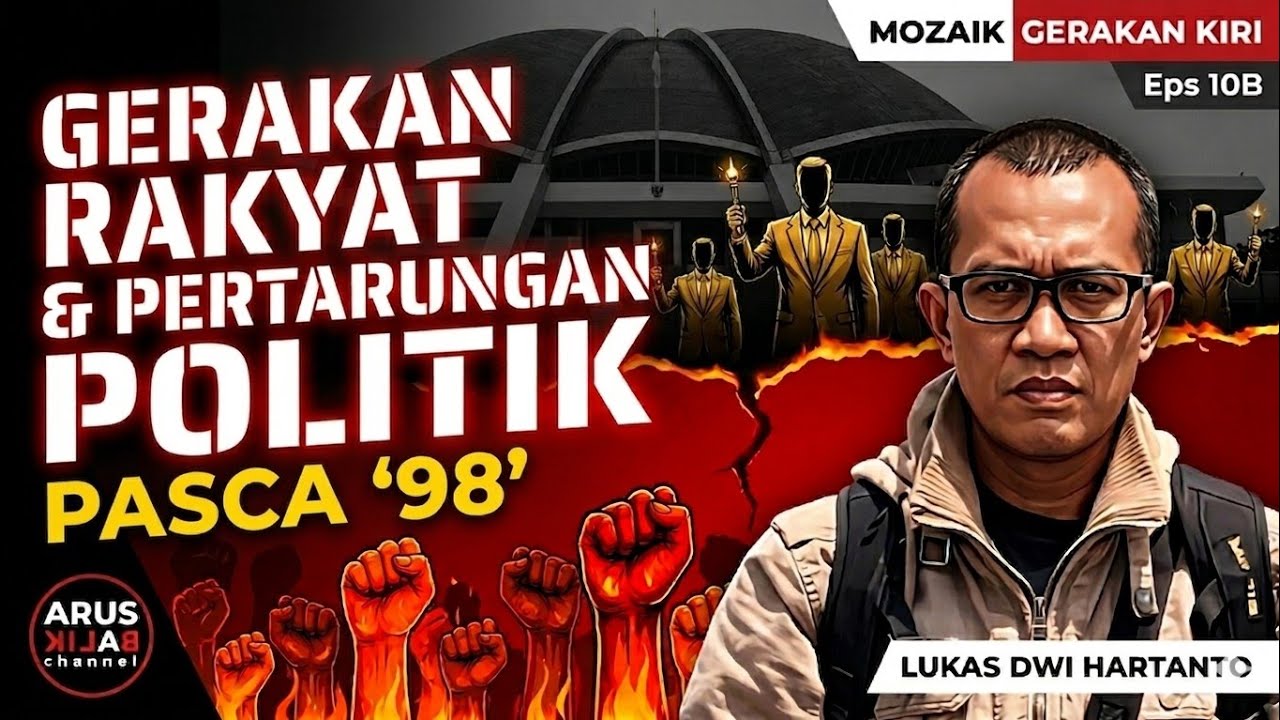 Mozaik Gerakan Kiri Eps 10B | Lukas Dwi Hartanto | Gerakan Rakyat & Pertarungan Politik Pasca '98'