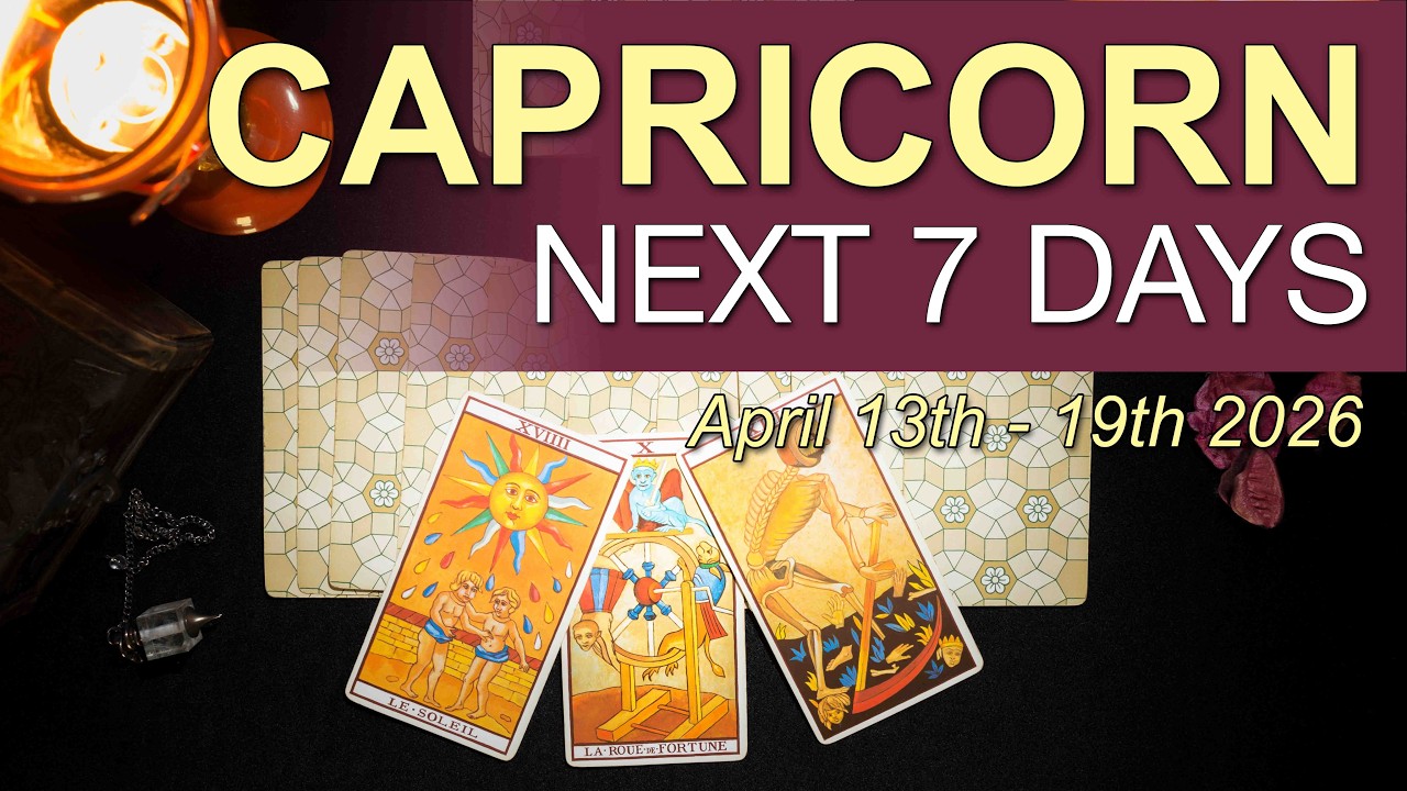 CAPRICORN Weekly Tarot &lsquo;BIG HAPPY CHANGES!&rsquo; April 13 - 19 2026 Intuitive Spiritual Guidance ✨