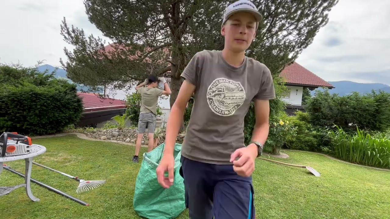 Finn, mal wieder 3 Gärten auf Vordermann gebracht