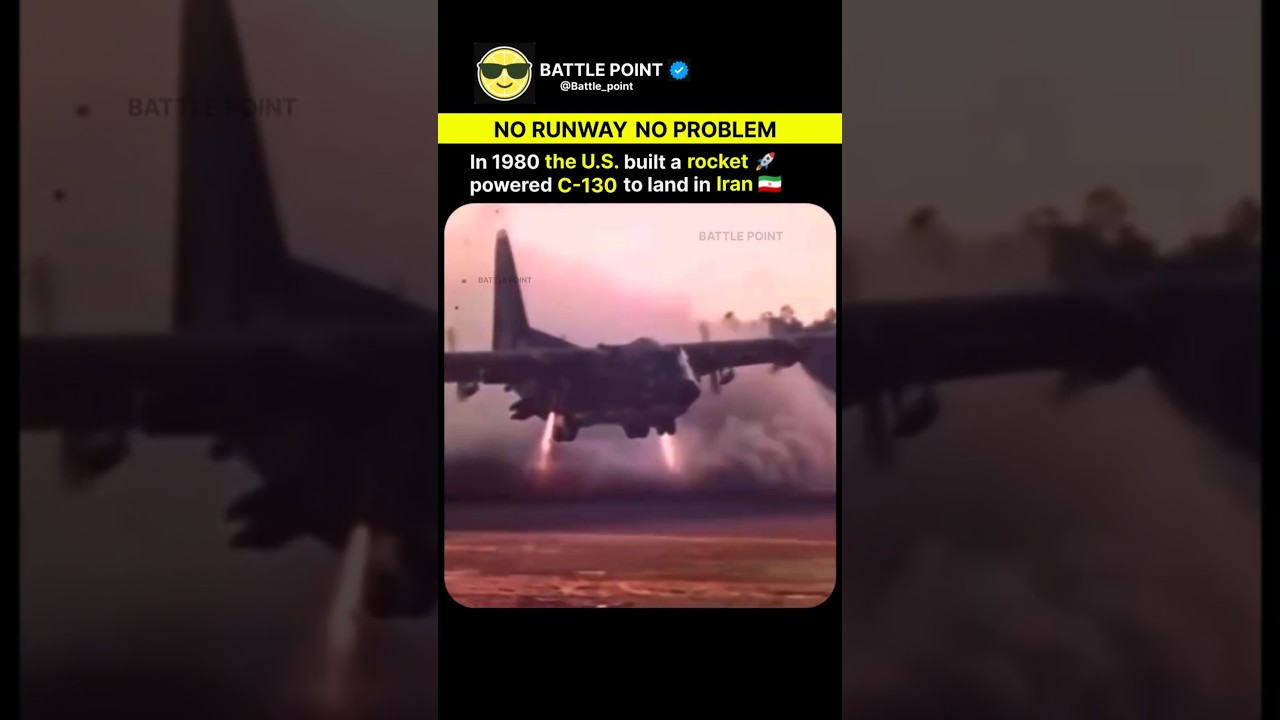 In 1980, the U.S. Built a Rocket-Powered C-130 to Land in Iran | Operation Credible Sport