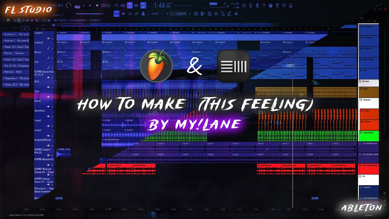 [FLP & ALS] КАК СОЗДАТЬ This Feeling от My!Lane в FL STUDIO & ABLETON | РЕМЕЙК