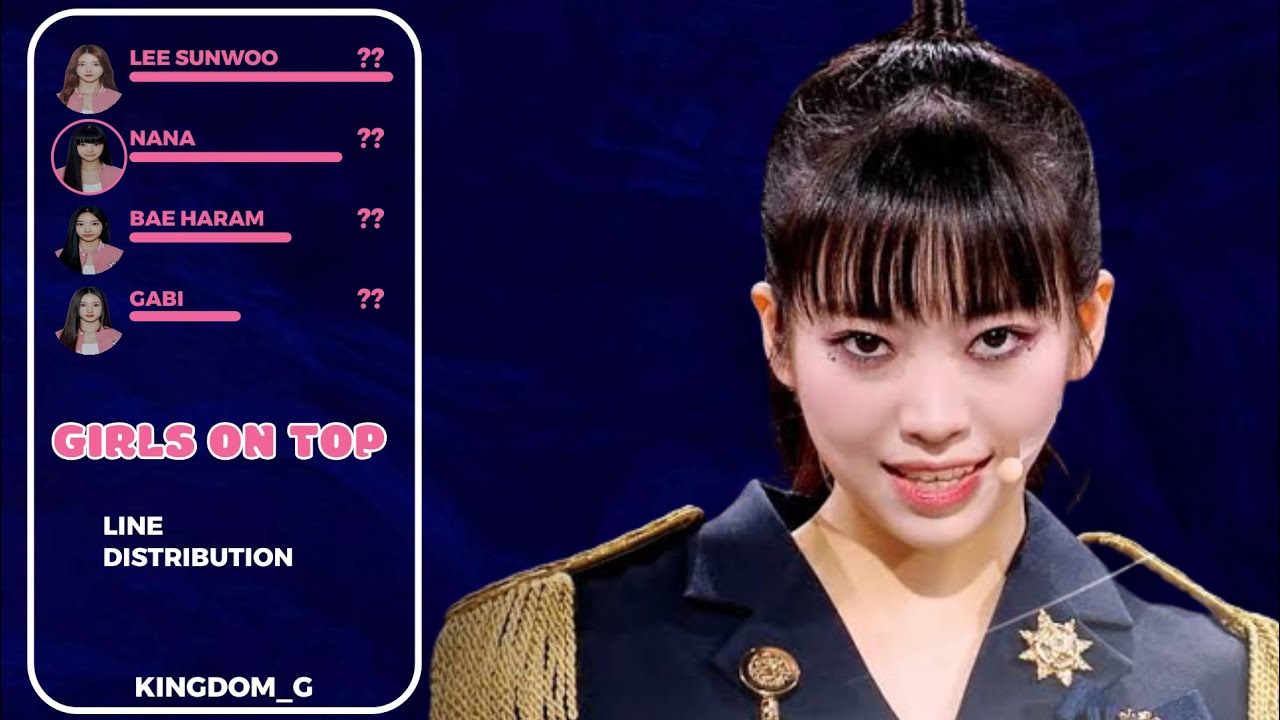 [UNIVERSE TICKET] -Girls On Top-「 by BoA 」《 Line Distribution 》