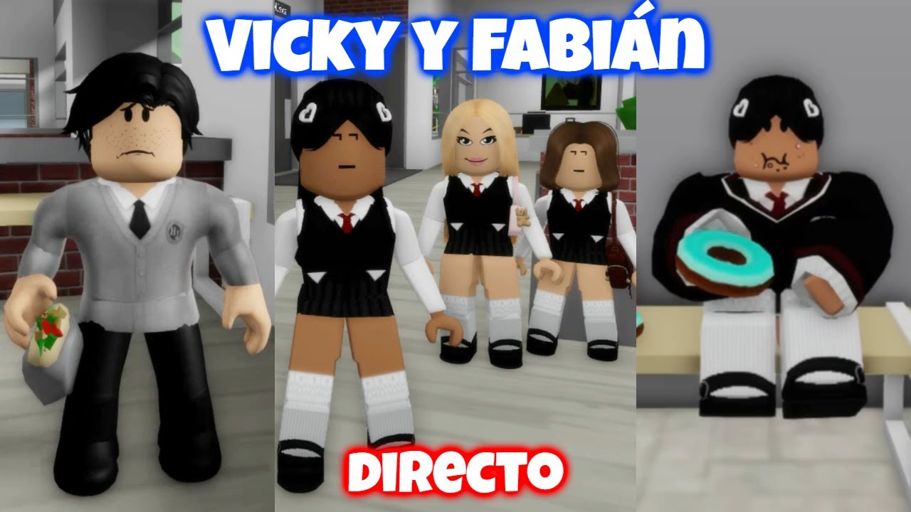 Fabian y Vicky Historias de Roblox | Directo