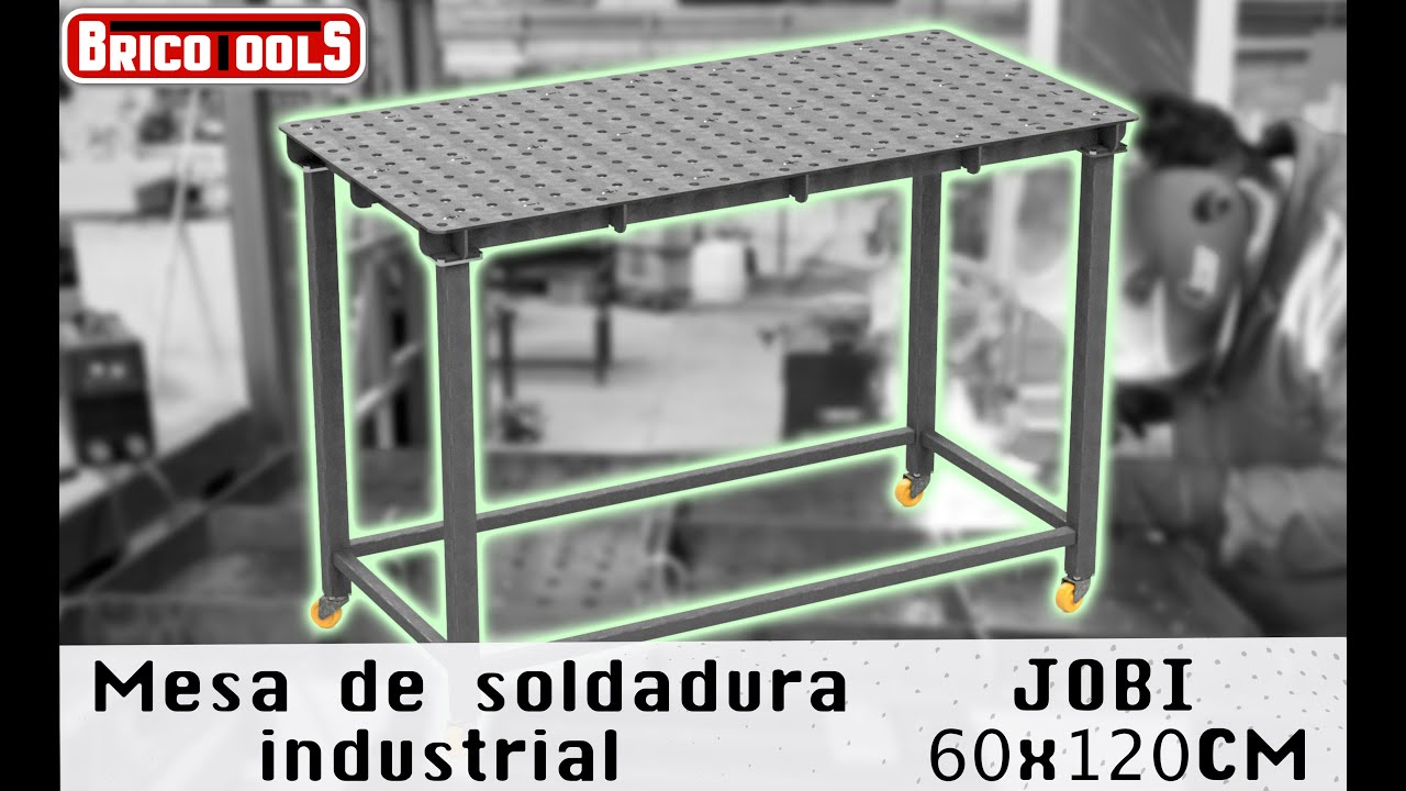 Arma tú Mesa de Soldadura Industrial (ACCUWELD JOBI 60X120CM) || Bricotools
