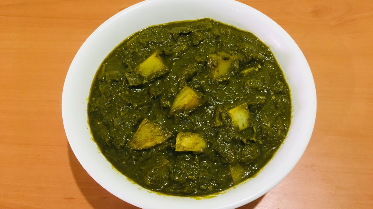 ಆಲೂ ಪಾಲಕ್ | Aloo Palak Recipe | Spinach And Potato Recipes | Spinach Recipes