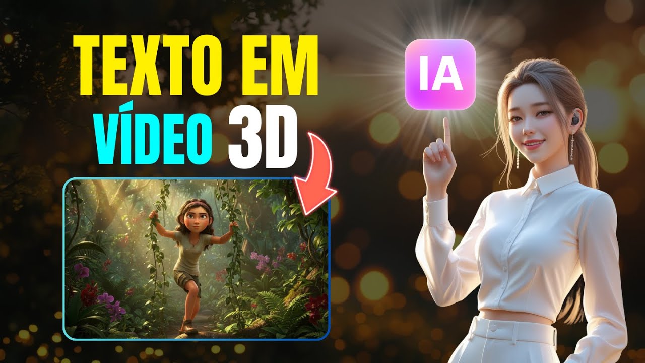 Como Eu Fiz um Filme 3D a Partir de Uma Única Frase | Tutorial Passo a Passo para Iniciantes