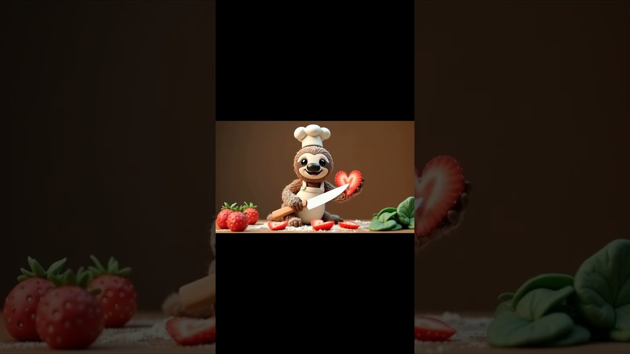 Slow Chef Slo the Sloth's Fruit Tart Adventure!