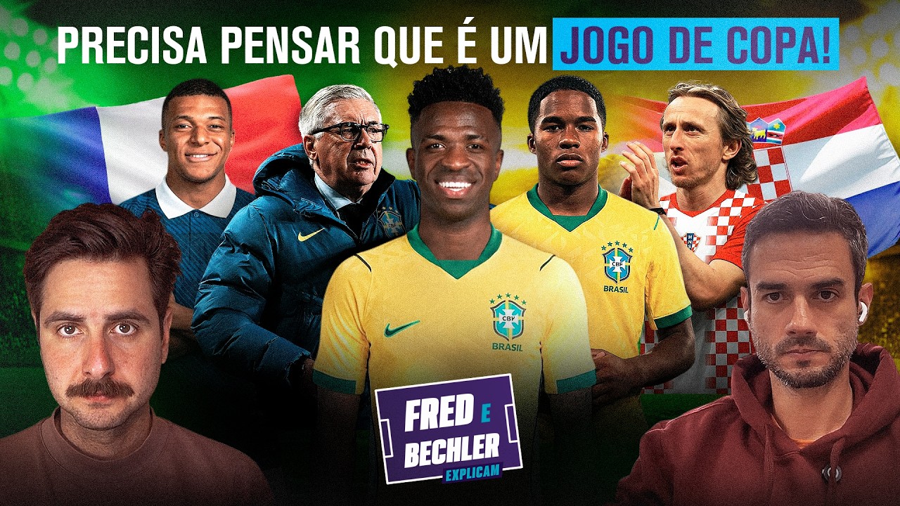 A SELE&Ccedil;&Atilde;O BRASILEIRA &Eacute; FAVORITA CONTRA FRAN&Ccedil;A E CRO&Aacute;CIA? | FRED E BECHLER EXPLICAM