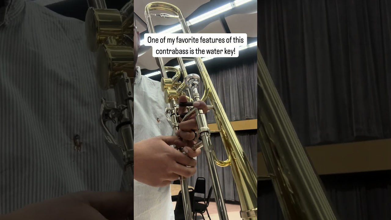 These water keys are so cool! #trombone #basstrombone #contrabasstrombone