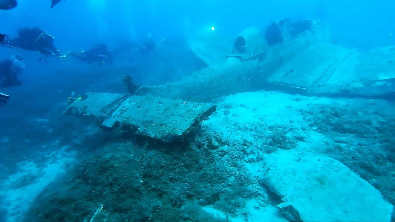 Nurkowanie Chorwacja 2015 wrak samolotu Junkers