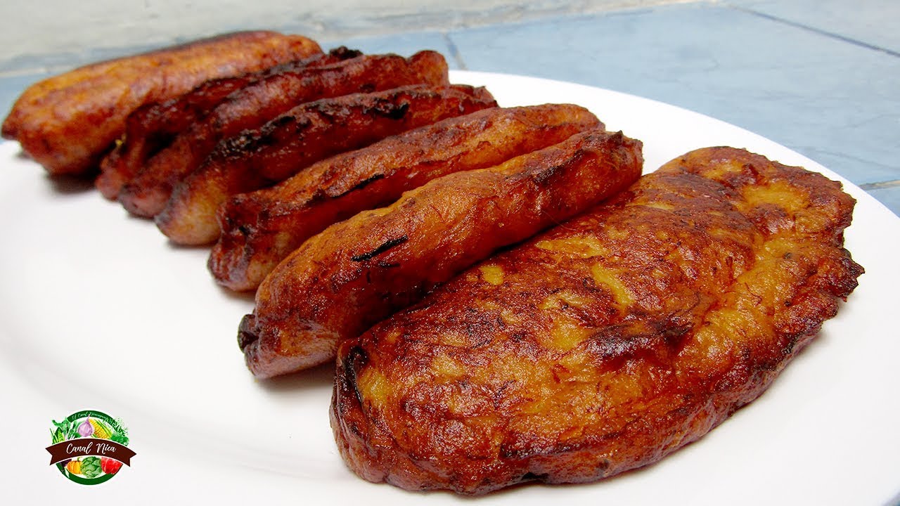 Empanadas de Platanos  Maduros Rellenas de  Pollo