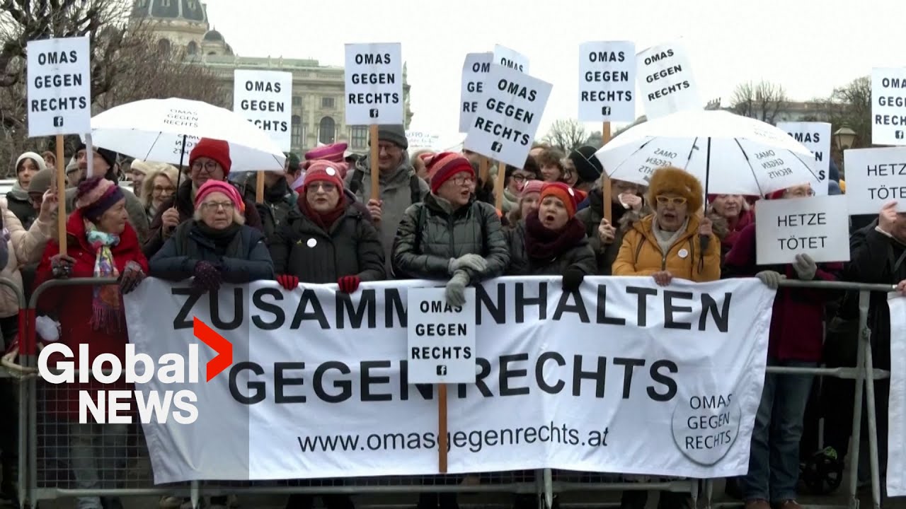 Austrian protesters fear “return of fascist state” with Kickl as next chancellor