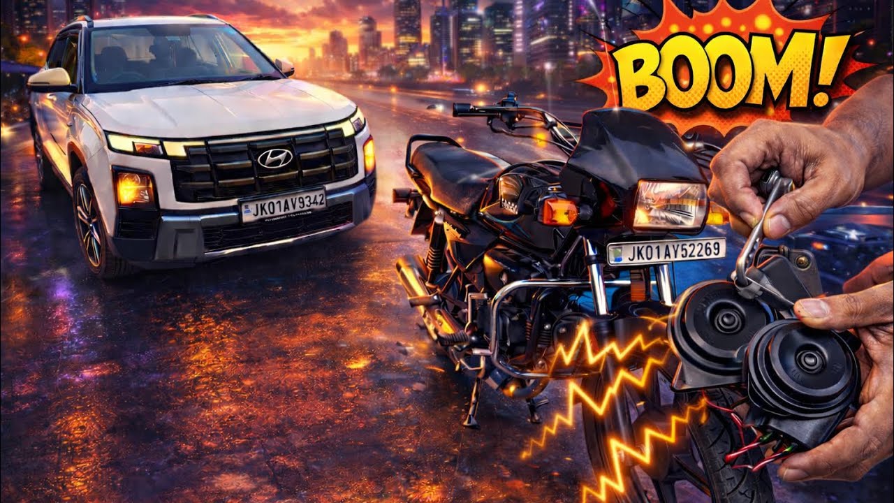 &ldquo;Creta Horn on Hero Splendor 😱 | Too Loud for a Bike?&rdquo;