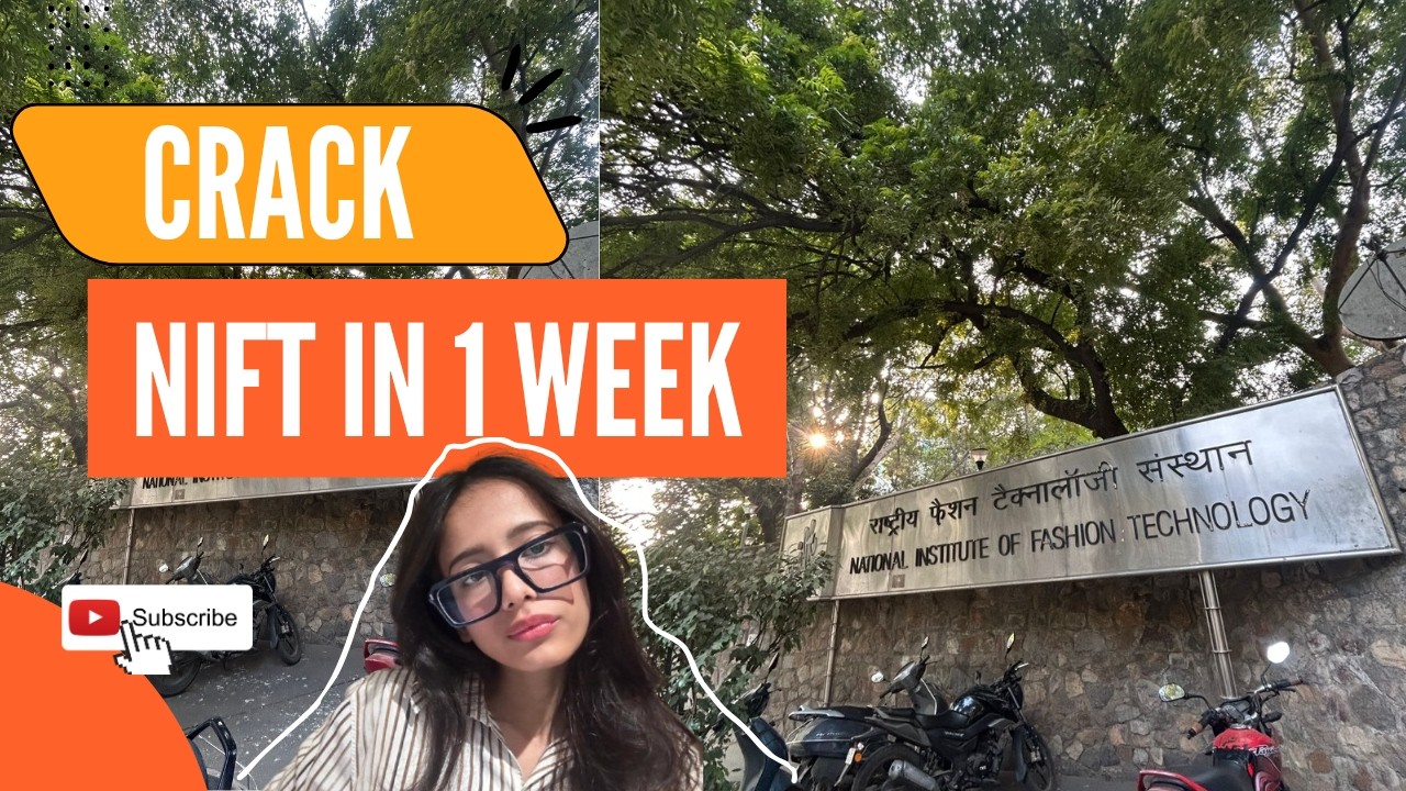 Crack Nift in 1 week, MUST WATCH #nift2026 #niftentranceexam #bdes