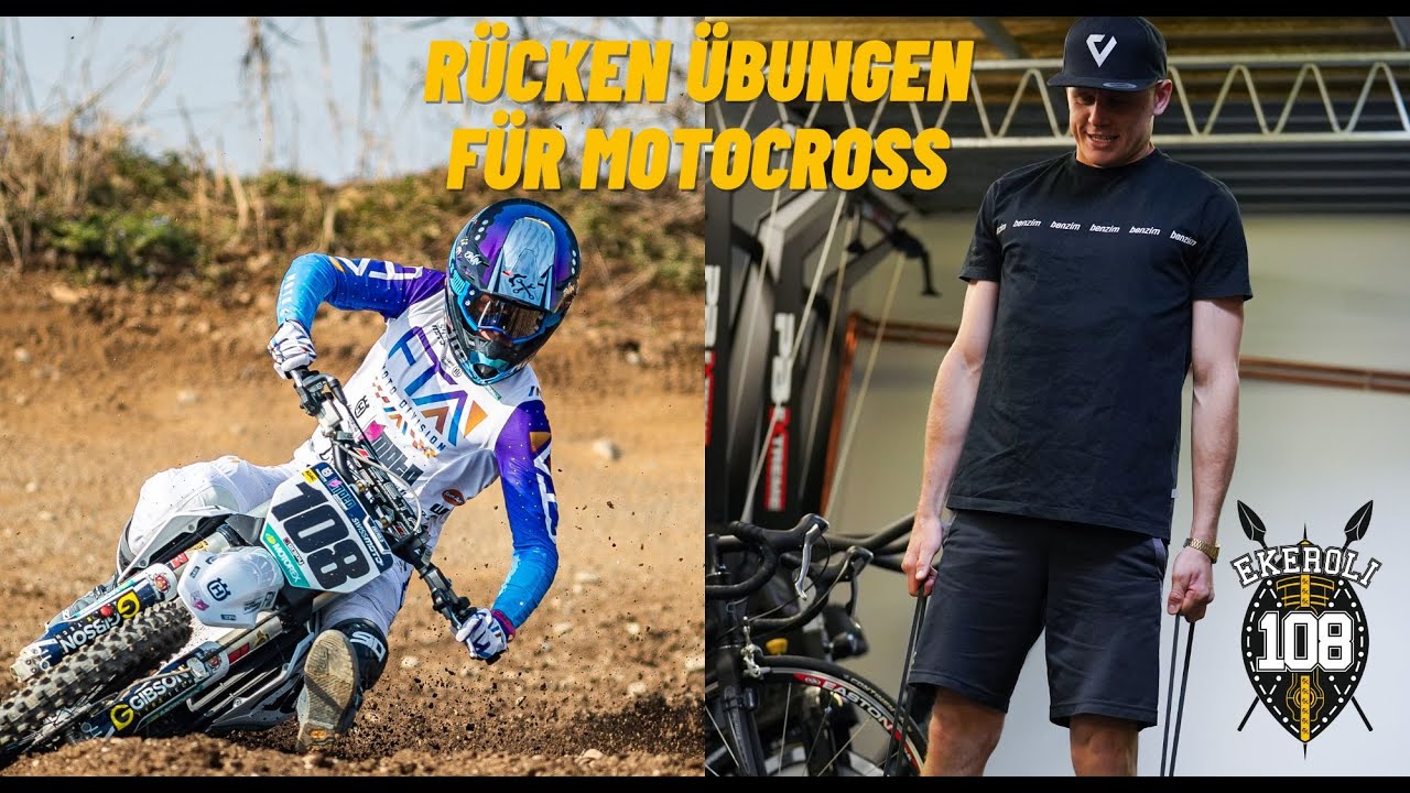 Rückenmuskulatur Training für Motocross
